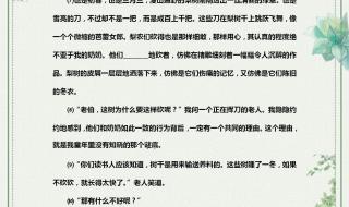 中考语文答题技巧与巧妙方法